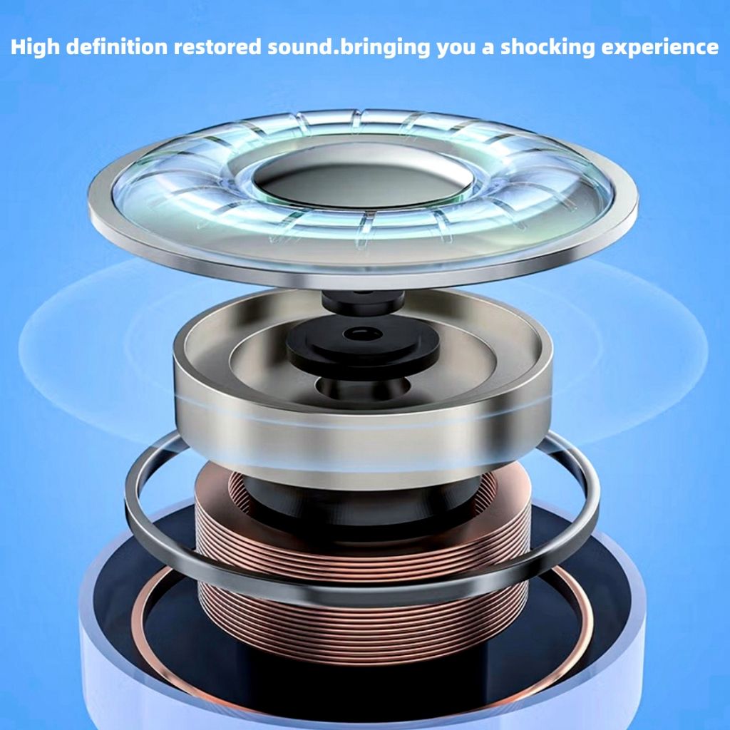 Aloking TWS Wireless Bluetooth Earphone Touch Control Earbuds HiFi 9D Stereo Sound Noise Reduction Waterproof Low Latency With Microphone Headsets For iPhone Android Gaming Earbuds Bluetooth Earpods