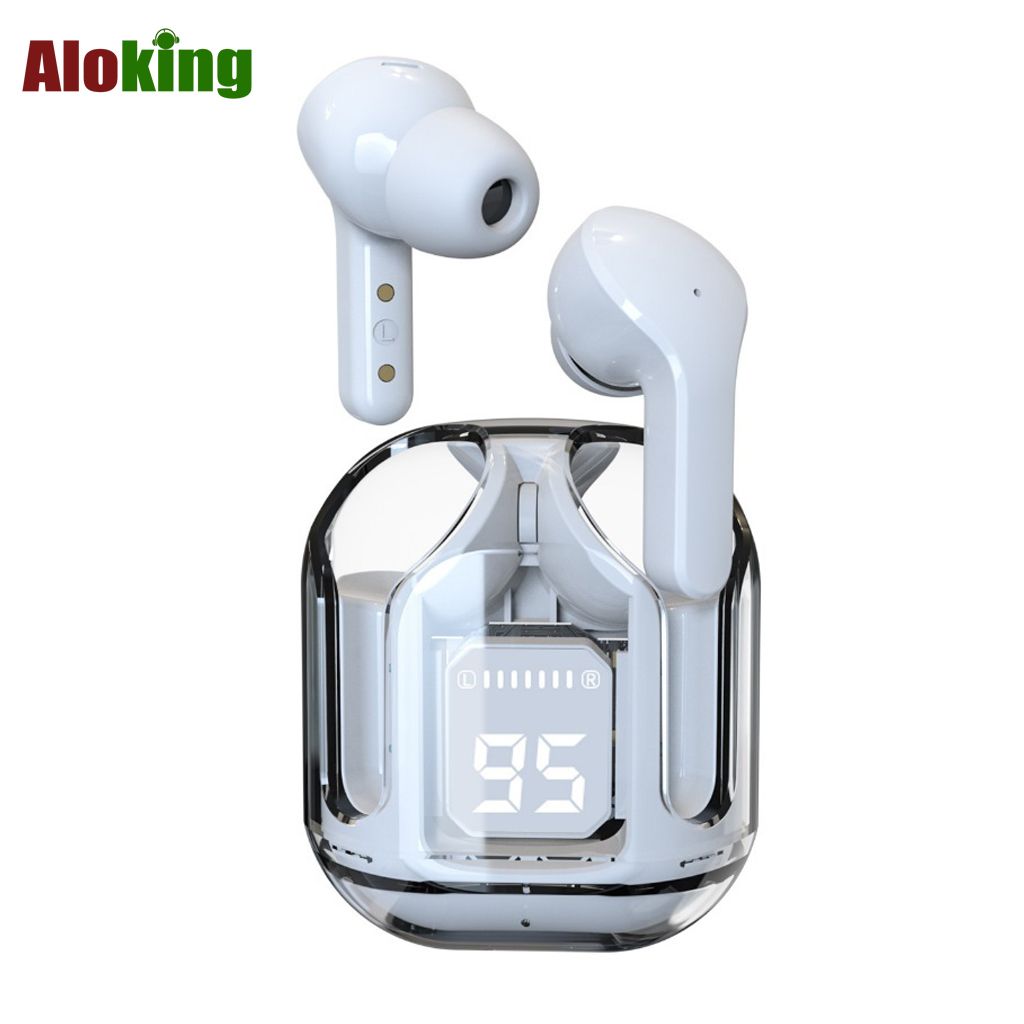 Aloking TWS Wireless Bluetooth Earphone Touch Control Earbuds HiFi 9D Stereo Sound Noise Reduction Waterproof Low Latency With Microphone Headsets For iPhone Android Gaming Earbuds Bluetooth Earpods