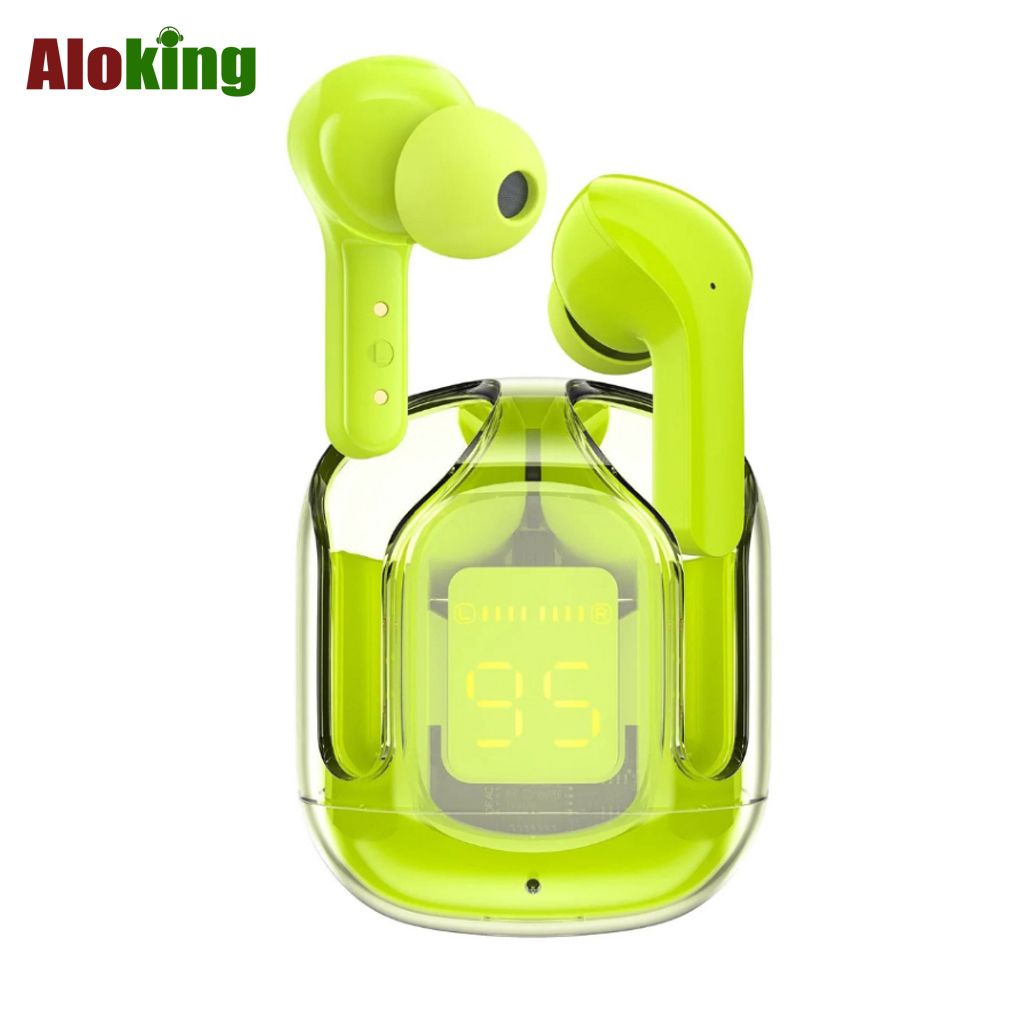 Aloking TWS Wireless Bluetooth Earphone Touch Control Earbuds HiFi 9D Stereo Sound Noise Reduction Waterproof Low Latency With Microphone Headsets For iPhone Android Gaming Earbuds Bluetooth Earpods