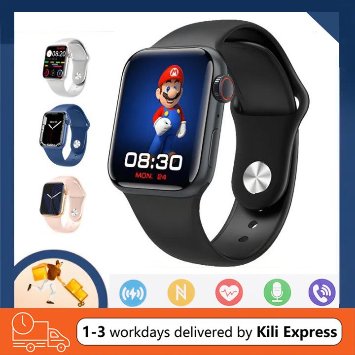 Fashion Sports Smart Watch Women Men Ladies Wrist Watch For Andriod IOS Smart Bracelet Alarm Clock Fitness Waterproof Smartwatch 1.85'' Square Touch Control Watch 8 Max Bluetooth Smart Watch For Men