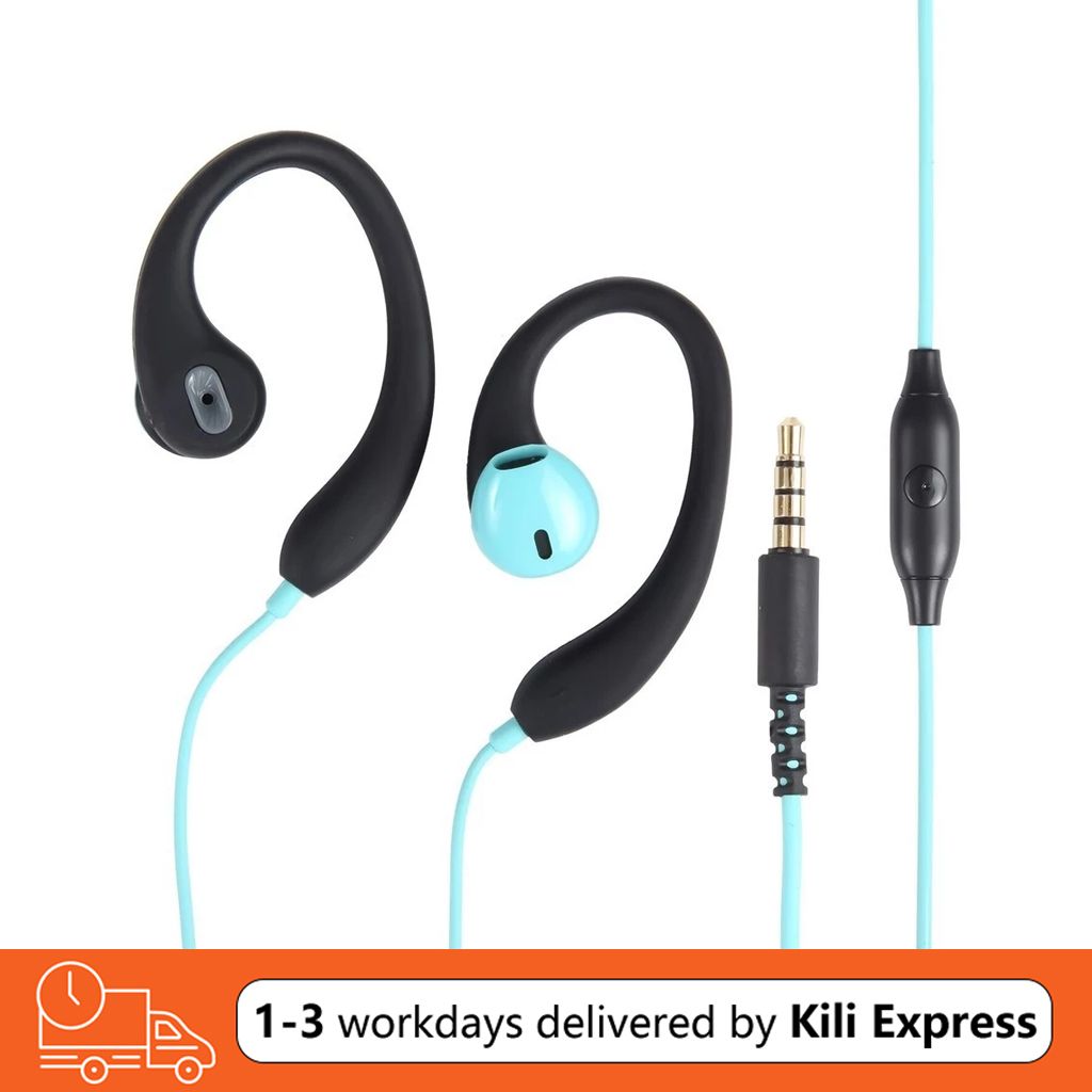 Mucro Original Wired Earphones HIFI Stereo Sound Run Sport Earphone 3.5mm Earbuds Noise Cancelling In-Ear Earplugs Mobile Phones wire control Earphone With Mic Earpods Wired Headphones wired headset
