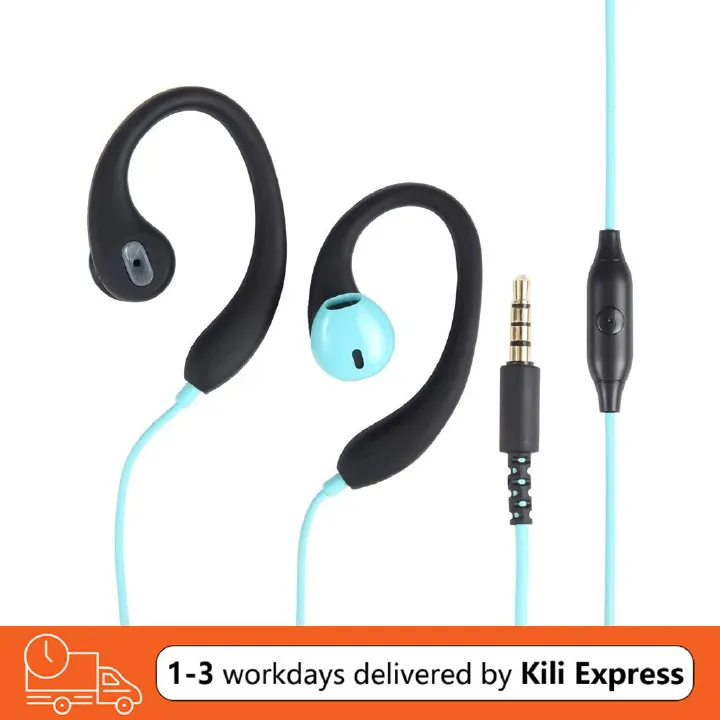 Mucro Original Wired Earphones HIFI Stereo Sound Run Sport Earphone 3.5mm Earbuds Noise Cancelling In-Ear Earplugs Mobile Phones wire control Earphone With Mic Earpods Wired Headphones wired headset