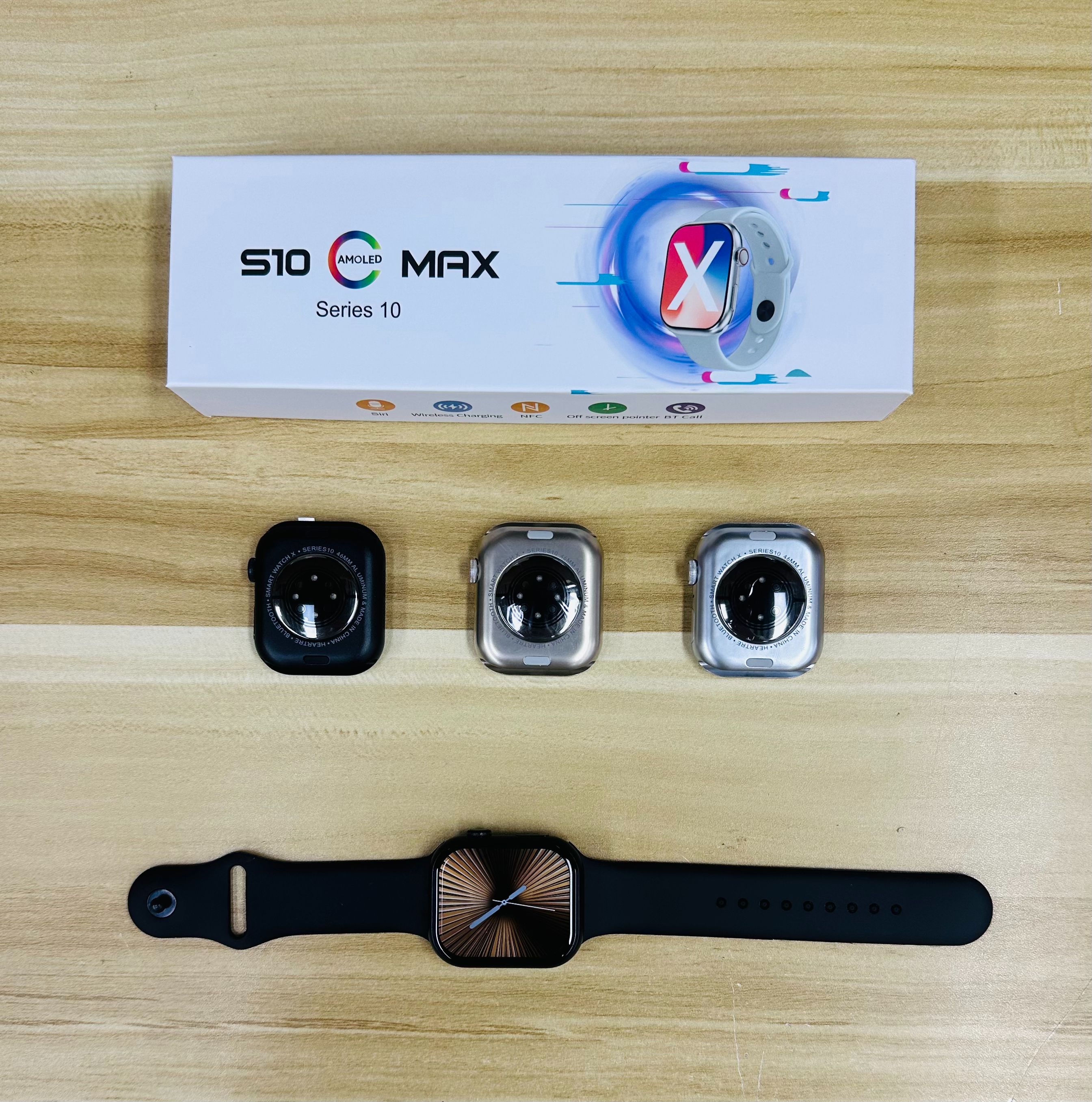 S10 Max Smart Watch Bluetooth Call Smart Watches Fitness Health Smart Bracelet 2.29'' Big Touch Screen Sports Smart Band Heart Rate Blood Oxygen Monitoring Men Smart Watch Women Smart watch Series 10