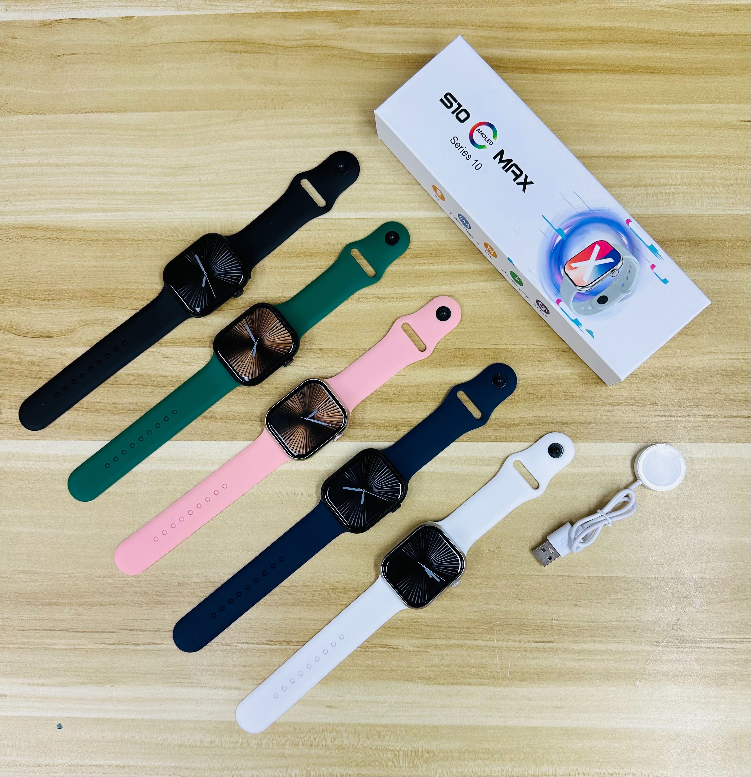 S10 Max Smart Watch Bluetooth Call Smart Watches Fitness Health Smart Bracelet 2.29'' Big Touch Screen Sports Smart Band Heart Rate Blood Oxygen Monitoring Men Smart Watch Women Smart watch Series 10