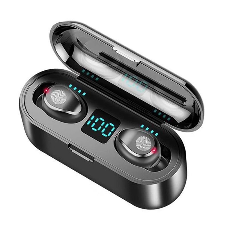 F9 Bluetooth Headphones Bluetooth Headset Sport Noise Reduction In-ear Wireless Earbuds F9-2 F9-3 F9-5 F9-6 F9-32 TWS True Wireless Stereo Wireless Earphone With Mic Bluetooth Earpods Gaming Earbuds