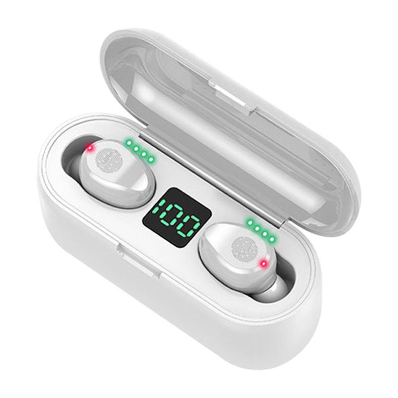 F9 Bluetooth Headphones Bluetooth Headset Sport Noise Reduction In-ear Wireless Earbuds F9-2 F9-3 F9-5 F9-6 F9-32 TWS True Wireless Stereo Wireless Earphone With Mic Bluetooth Earpods Gaming Earbuds