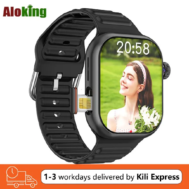 s9 ultra Men Smart Watch With SIM Card Slot Rotating Camera App Download AMOLED 4G Network Bluetooth Call Women Smart watch Waterproof Sports Smartwatch GPS S9 Smart Watch For men Smart Bracelet