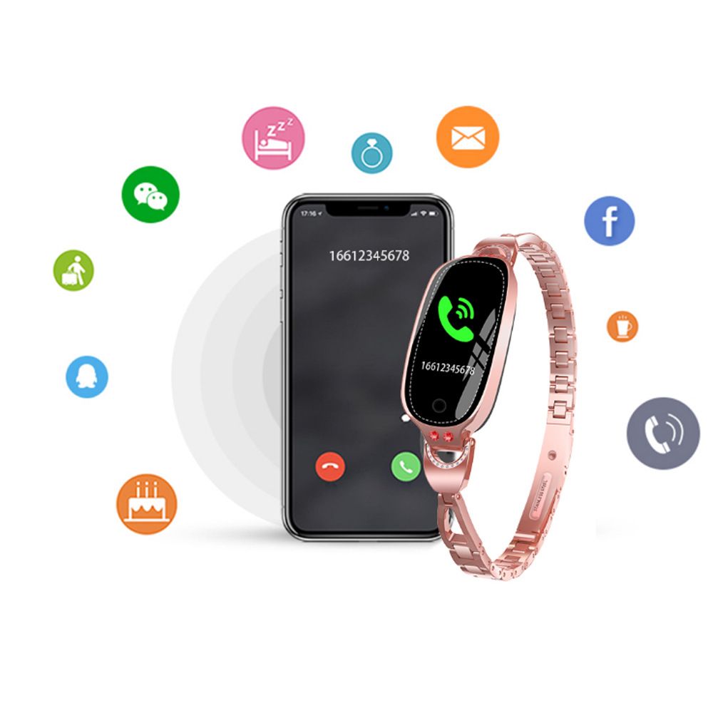 woman smartwatches Bluetooth call Heart Rate Monitor 1.1'' Full Touch Screen Stainless Steel Strap Waterproof Smart watch Fitness Sports Watches Smart Watch For Women ladies watches women gifts