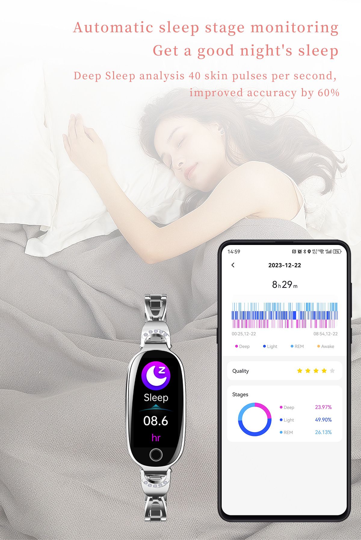 woman smartwatches Bluetooth call Heart Rate Monitor 1.1'' Full Touch Screen Stainless Steel Strap Waterproof Smart watch Fitness Sports Watches Smart Watch For Women ladies watches women gifts