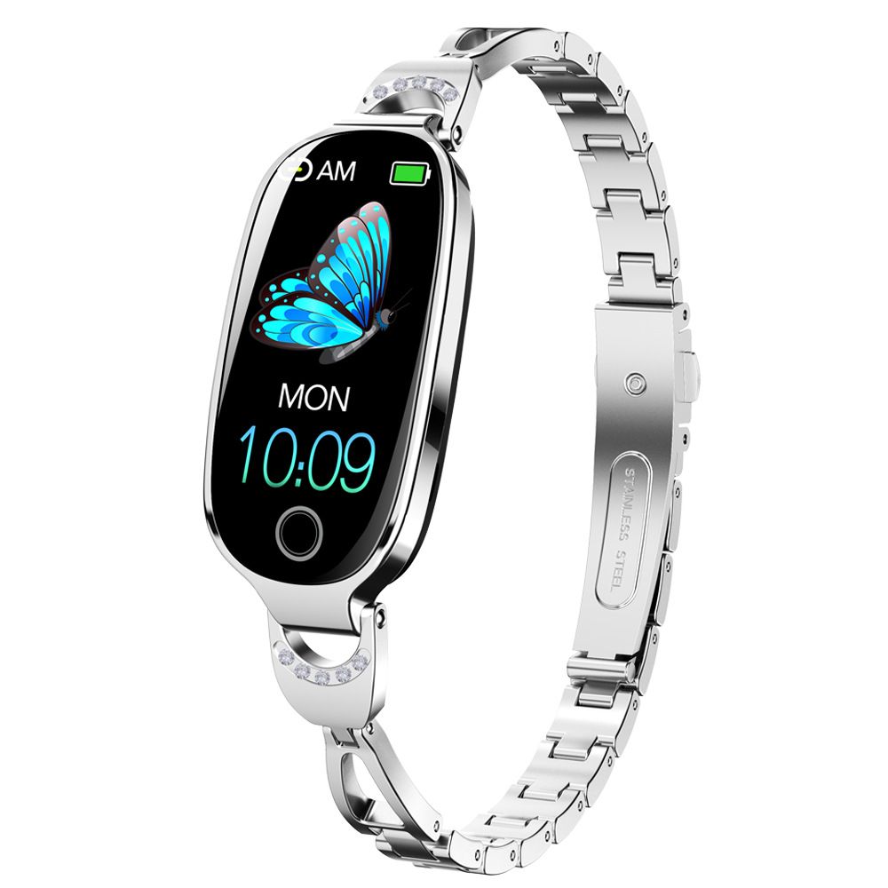 woman smartwatches Bluetooth call Heart Rate Monitor 1.1'' Full Touch Screen Stainless Steel Strap Waterproof Smart watch Fitness Sports Watches Smart Watch For Women ladies watches women gifts