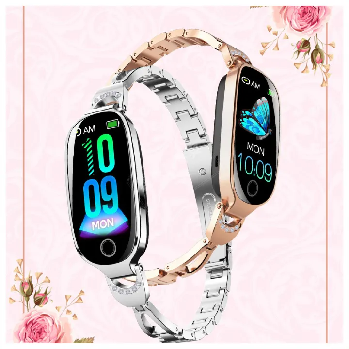 Women's Smart Watch ladies watches Bluetooth call Heart Rate Monitor Sports smartwatch wrist watch Steel Strap Gold Smart Watch For Women Waterproof smartwatch Lady Watch smartwatch samsung xiaomi