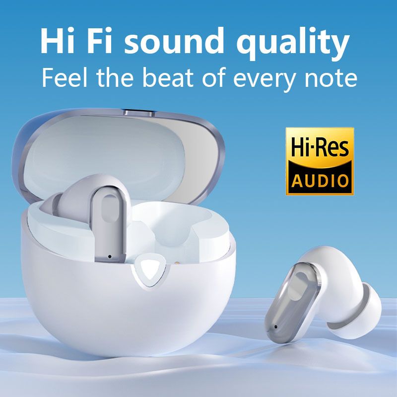 Aloking Earbuds S60 TWS Bluetooth Earphones Wireless Earphone Waterproof Earbuds With Mic Sports Running Game HiFi Headset Noise Reduction Bluetooth 5.4 mini Bluetooth Earpods Bluetooth Small Ear buds