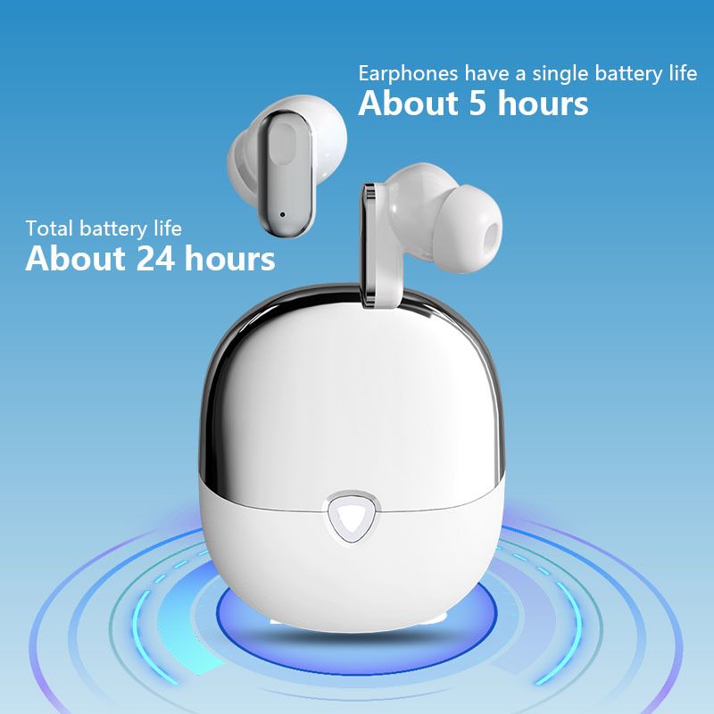 Aloking Earbuds S60 TWS Bluetooth Earphones Wireless Earphone Waterproof Earbuds With Mic Sports Running Game HiFi Headset Noise Reduction Bluetooth 5.4 mini Bluetooth Earpods Bluetooth Small Ear buds