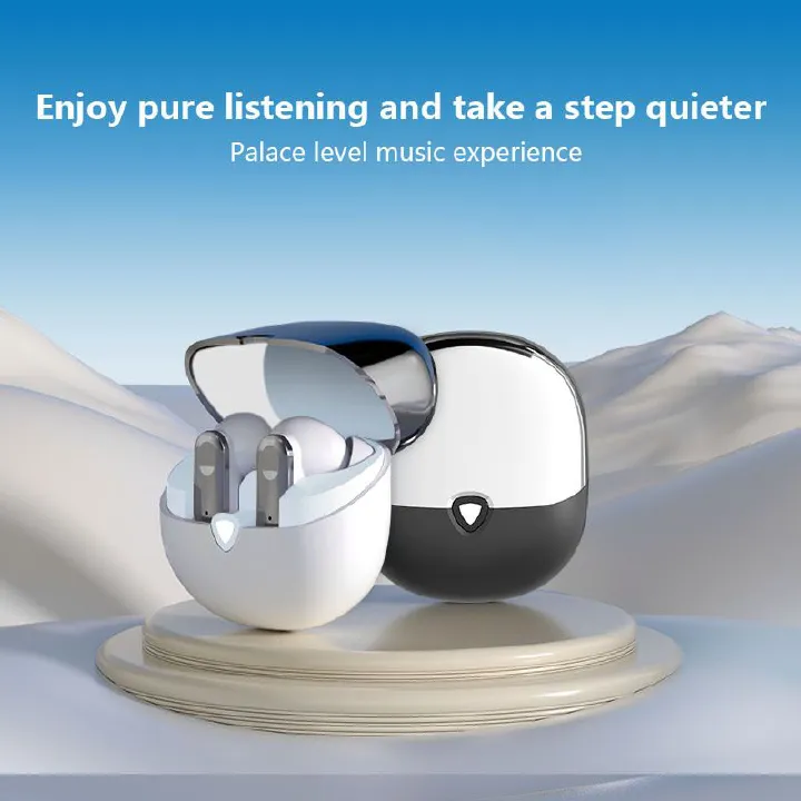 Aloking Earbuds S60 TWS Bluetooth Earphones Wireless Earphone Waterproof Earbuds With Mic Sports Running Game HiFi Headset Noise Reduction Bluetooth 5.4 mini Bluetooth Earpods Bluetooth Small Ear buds