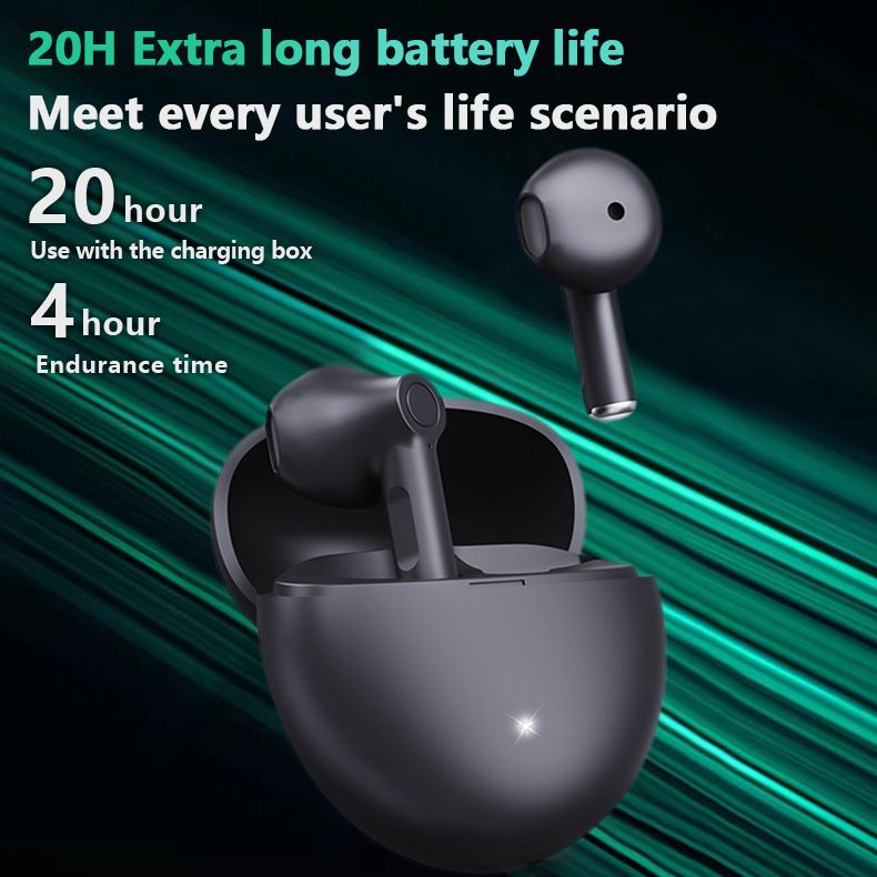 H5 Max Bluetooth 5.3 Headphones TWS Macaron Wireless Headphones High Battery Earbuds Bluetooth Earphones Wireless Earphone Bluetooth Earbuds With Mic Noise Cancelling Waterproof Earpods Wireless Pods