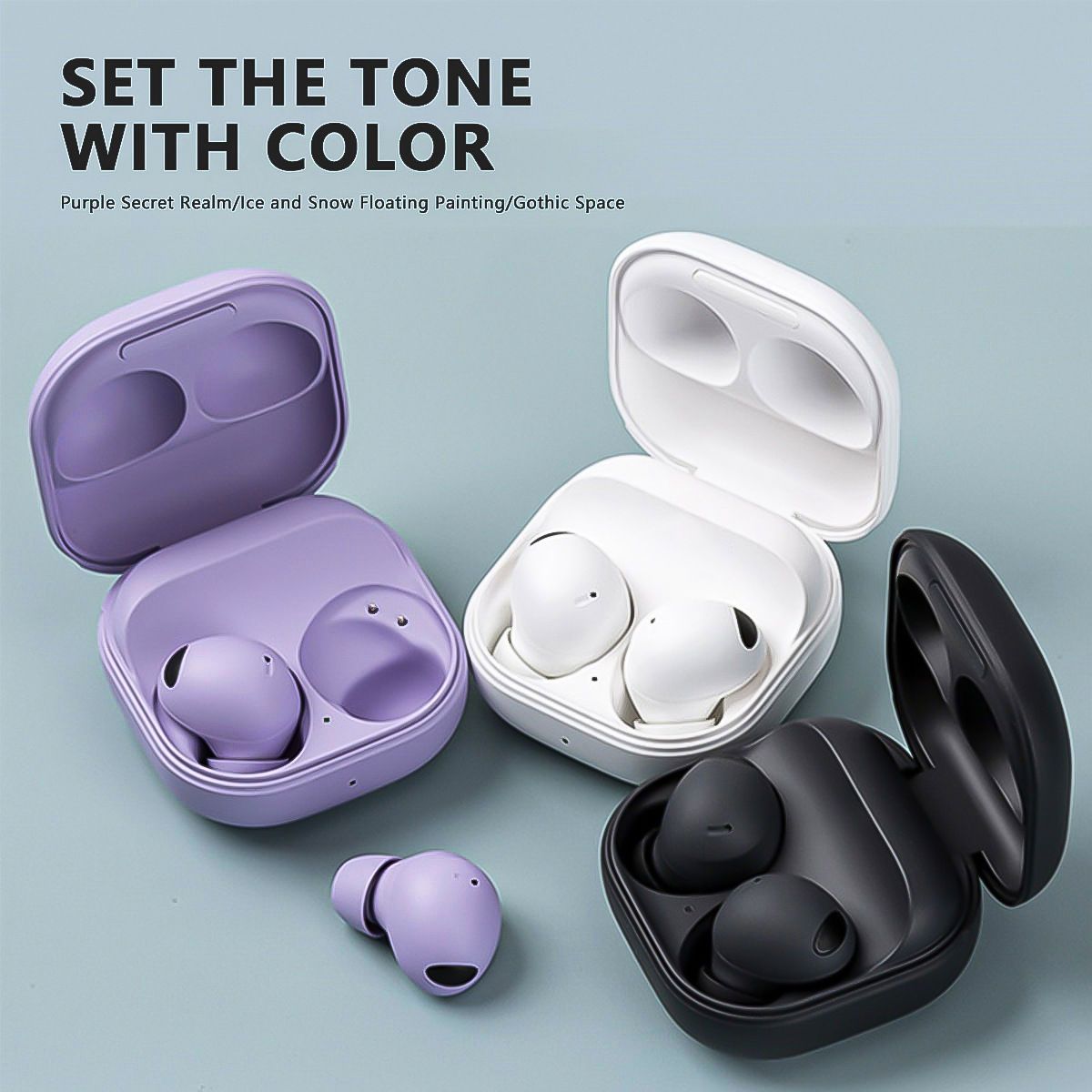 Wireless Bluetooth Headset Buds Series Hifi Stereo Sound Bluetooth Wireless Earbuds Gaming Wireless Earphones With Mic Touch Control Waterproof Sports Earpods In-Ear Noise Cancelling Bluetooth Ear pod