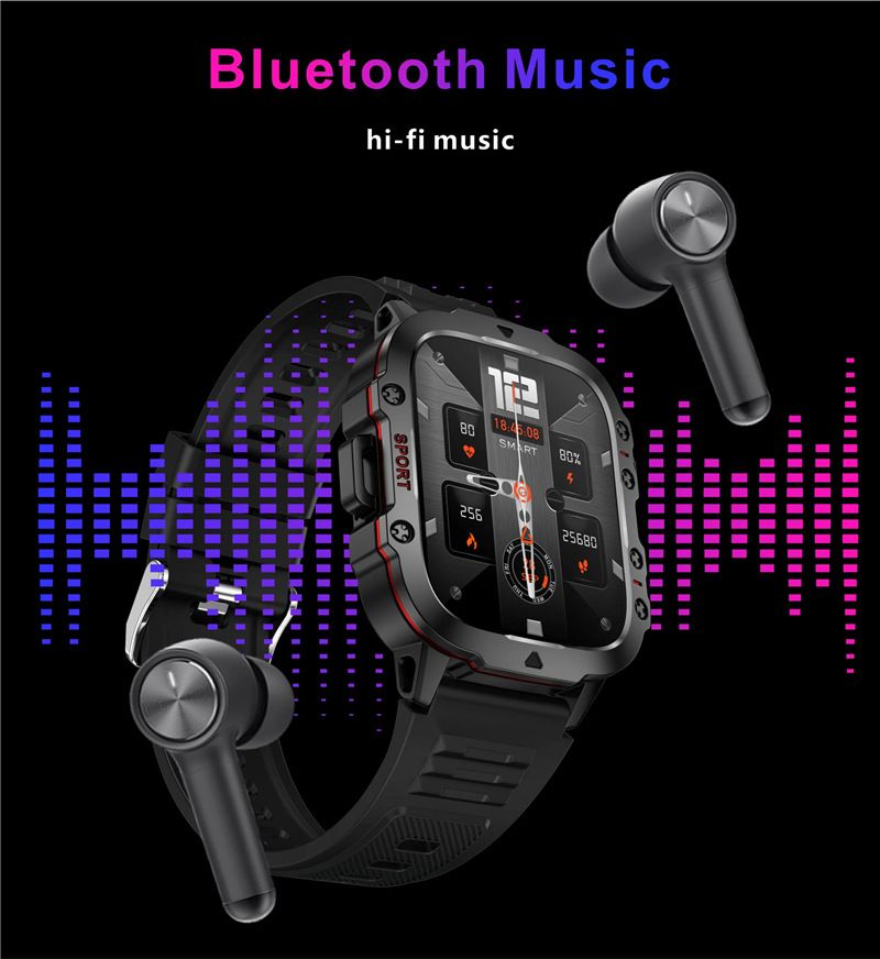 LIGE NEW QX11 Blurooth call Smart Watch Men Women 420mAh Large Battery 1.96 inch HD screen 3ATM Waterproof SOS Phone Call Outdoor Sports Smart Watch Heart Rate Sleep Monitoring Smartwatch For Men