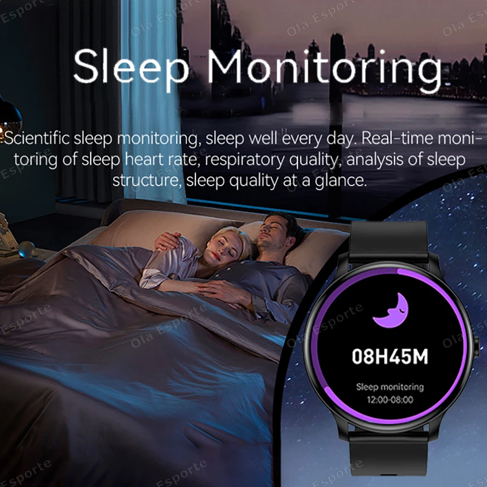 LXASFIT GT2 Bluetooth Smart Watch Sports Watch Smart Bracelet Round Screen Heart Rate Monitor Waterproof Smartwatch For Men Women Couple Watch Ladies Wrist Watch Woman Men Smart Watch Kids watch