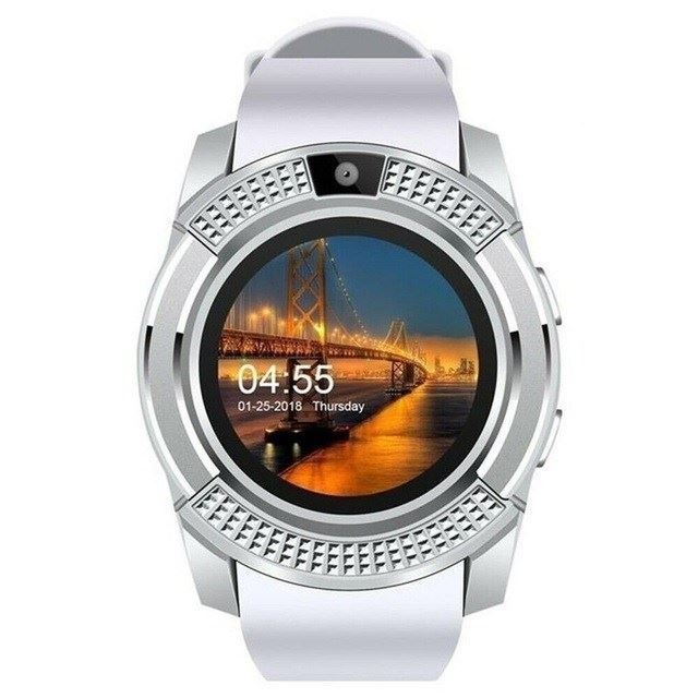 V8 Smart Watch With SIM Card Port PK DZ09 A1 Smart Watch For Men/Women Phone Watch Waterproof Smartwatch Touch Screen Woman Wrist Watch with Camera SIM Card Slot Kids Smart Watch Sports Watch