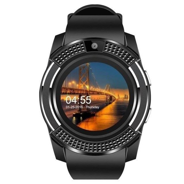V8 Smart Watch With SIM Card Port PK DZ09 A1 Smart Watch For Men/Women Phone Watch Waterproof Smartwatch Touch Screen Woman Wrist Watch with Camera SIM Card Slot Kids Smart Watch Sports Watch