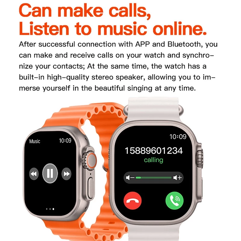 Y10 Ultra Smart Watch Set With 4 Straps T900 Ultra Series 8 Smart Watch For Men Heart Rate Monitor Bluetooth Call Multifunction Sport Smartwatches For IOS Android Wireless Charging Women Smart Watch