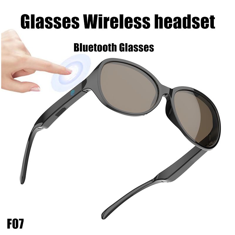 Anti-UV Smart Glasses Men Women Bluetooth Sunglasses Touch Control Waterproof Wireless Headphone Outdoor Smart Sunglasses Anti-glare Anti-Blu-ray Headset Dual Speaker Wireless Earphone Audio Glasses