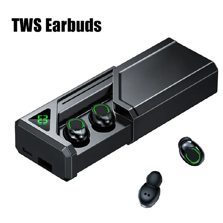 Original BQ70 TWS Earbuds HiFi Bluetooth 5.3 Headphone Earphone Digital Power Display Noise Reduction Earpods In Ear Headset Wireless Earbuds With Power Bank Bluetooth Headset Bluetooth Earphone