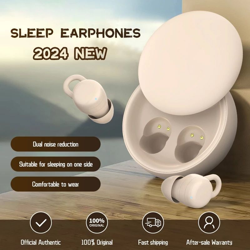 Wireless Sleeping Earbuds Bluetooth Earphones Invisible Noise Reduction TWS Headphones Comfortable Headset With Mic Mini Sleep Earphone Wireless Earbuds Gaming Bluetooth Earpods X68 Mini Earbuds Gift