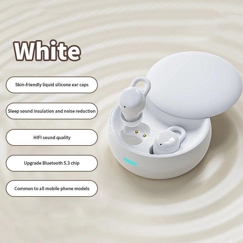 Wireless Sleeping Earbuds Bluetooth Earphones Invisible Noise Reduction TWS Headphones Comfortable Headset With Mic Mini Sleep Earphone Wireless Earbuds Gaming Bluetooth Earpods X68 Mini Earbuds Gift