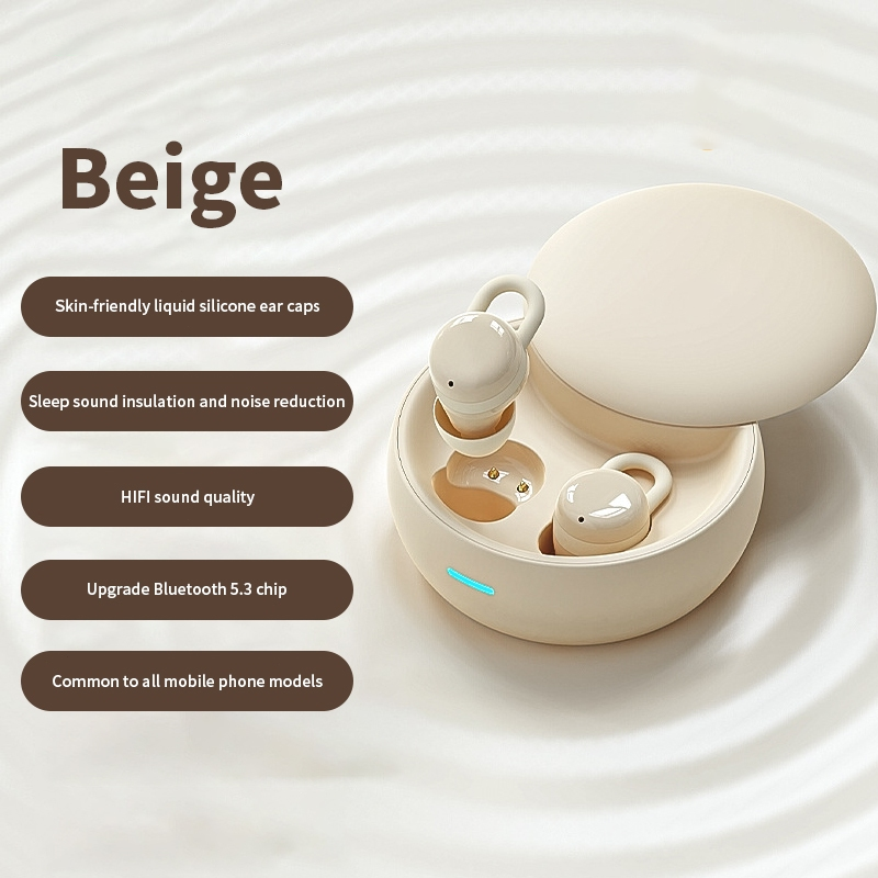 Wireless Sleeping Earbuds Bluetooth Earphones Invisible Noise Reduction TWS Headphones Comfortable Headset With Mic Mini Sleep Earphone Wireless Earbuds Gaming Bluetooth Earpods X68 Mini Earbuds Gift