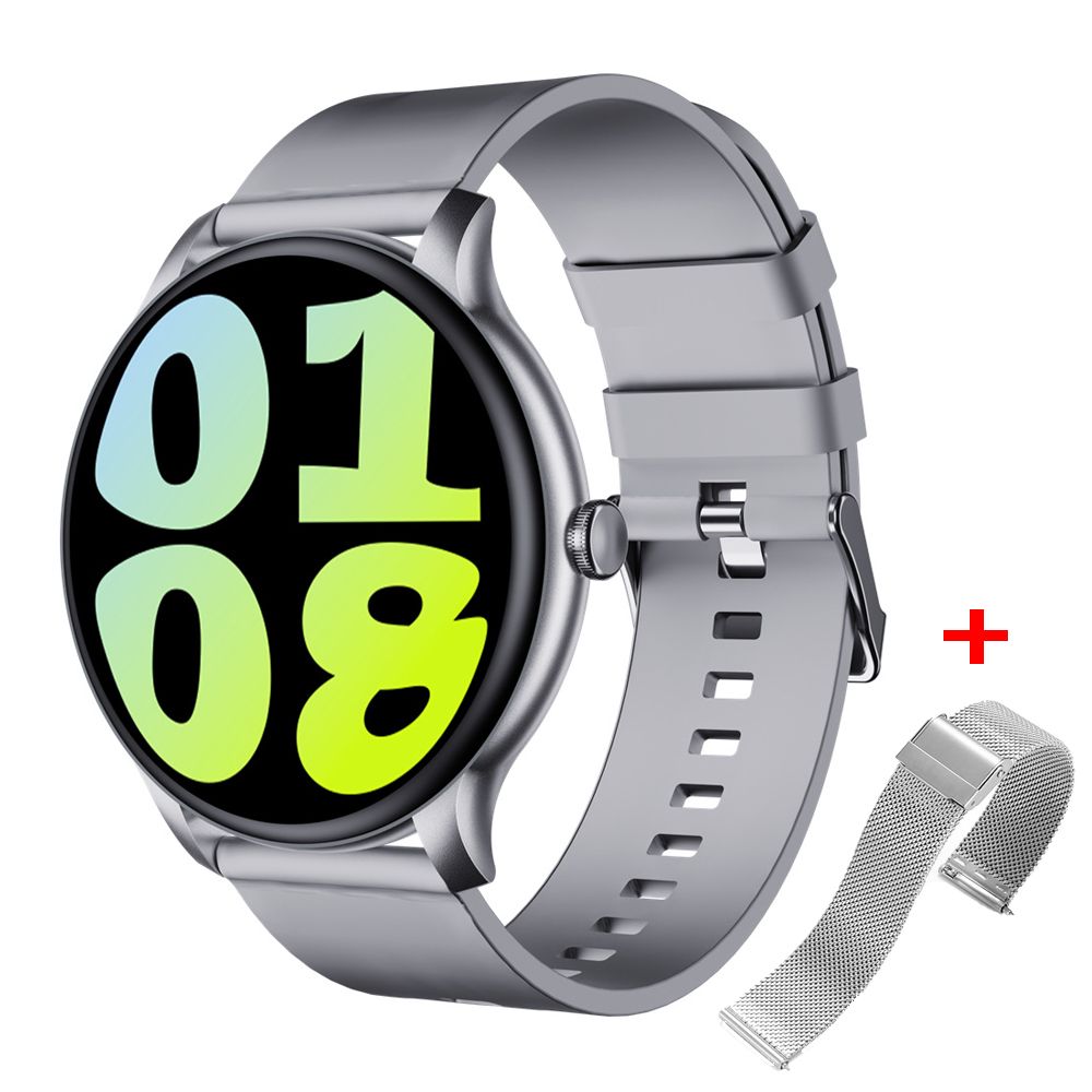 LXASFIT GT2 Men's Smart Watch Fitness Tracker Sports Smartwatch Bracelet Heart Rate Monitor Bluetooth Smartwatch For Men Wrist Ladies Watch Women Smart Watch Kids Smartwatch Steel Smart Watch 2 Straps
