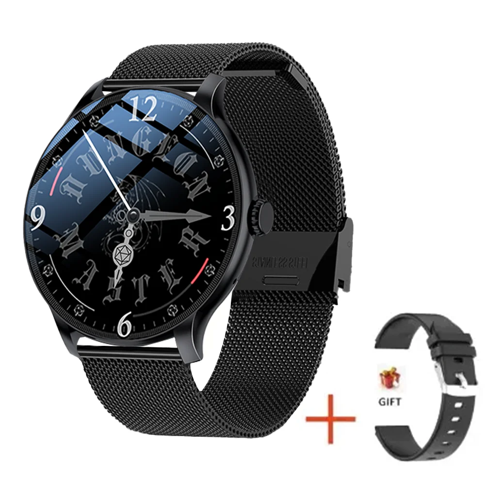 LXASFIT GT2 Men's Smart Watch Fitness Tracker Sports Smartwatch Bracelet Heart Rate Monitor Bluetooth Smartwatch For Men Wrist Ladies Watch Women Smart Watch Kids Smartwatch Steel Smart Watch 2 Straps