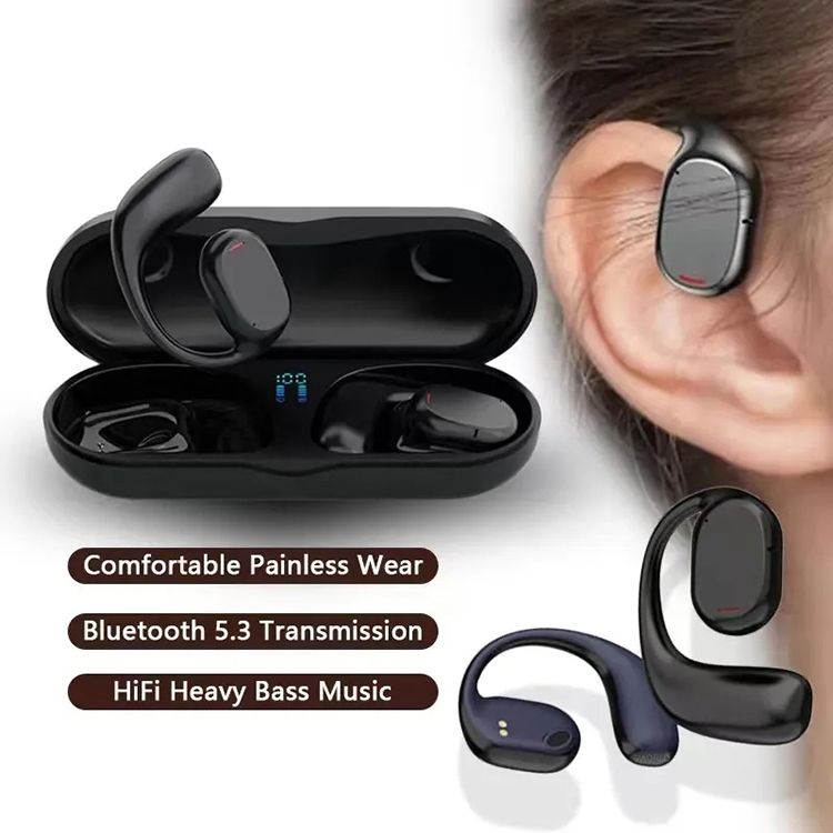 OWS Wireless Earphone Bluetooth Earbuds X29 JS270 Bone Conduction HiFi Heavy Bass Bluetooth Headset OWS non-in-ear ultra-long battery life Digital Display Sports Earphone Wireless Earbuds Sport Earpod