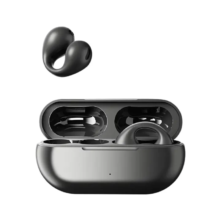 Aloking TWS Wireless Bluetooth Earphone Clip On Ear Sports Earbuds HIFI Stereo Sound Earpods Bluetooth Painless Headset Not in Ear Wireless Earphone Original Bluetooth Earpods Wireless Earphones