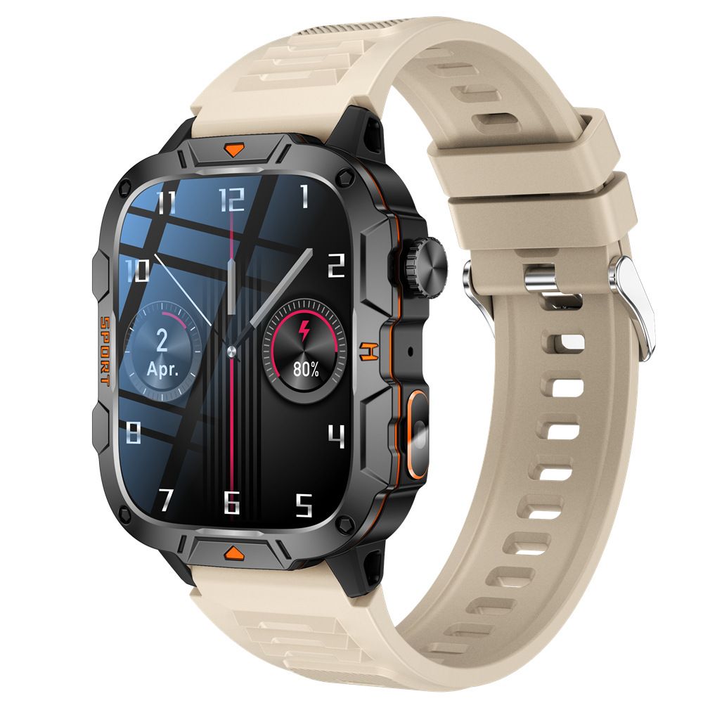 LIGE QX12 Smart Watch LED Flashlight Heart Rate Blood Pressure Blood Oxygen Health Monitor Bluetooth Smart Watch For Men Outdoor Sports Smartwatch Multifunction Waterproof Smart watch Smart Bracelet