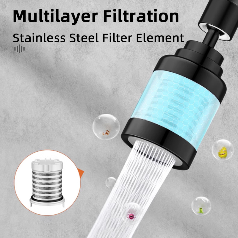 360° Rotatable Faucet Filter Extender Purifier Spray Head Tap Nozzle Water Saving Sprayer Diffuser Kitchen Accesories