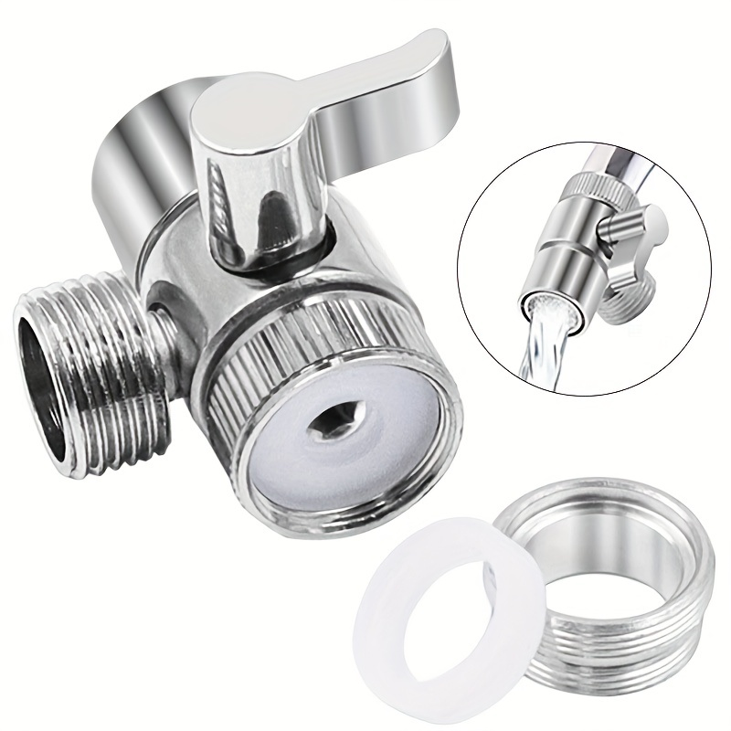 Faucet Parts Universal Faucet Switch Adapter Kitchen Sink Splitter Diverter Valve Water Tap Connector For Toilet Bidet Shower Bathroom