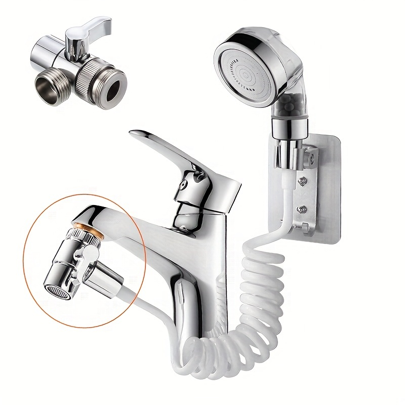 Faucet Parts Universal Faucet Switch Adapter Kitchen Sink Splitter Diverter Valve Water Tap Connector For Toilet Bidet Shower Bathroom