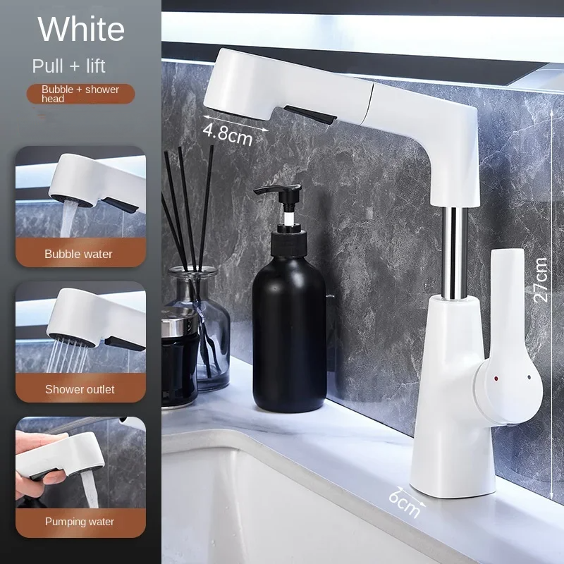 Washbasin Faucet Korea Bathroom Swivel Faucet Bathroom Sink Tap Tapware Blender Washbasin Tap Copper alloy