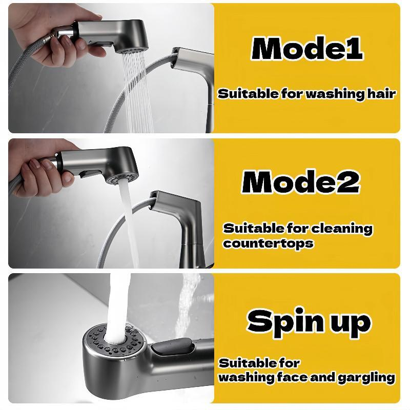 Washbasin Faucet Korea Bathroom Swivel Faucet Bathroom Sink Tap Tapware Blender Washbasin Tap Copper alloy