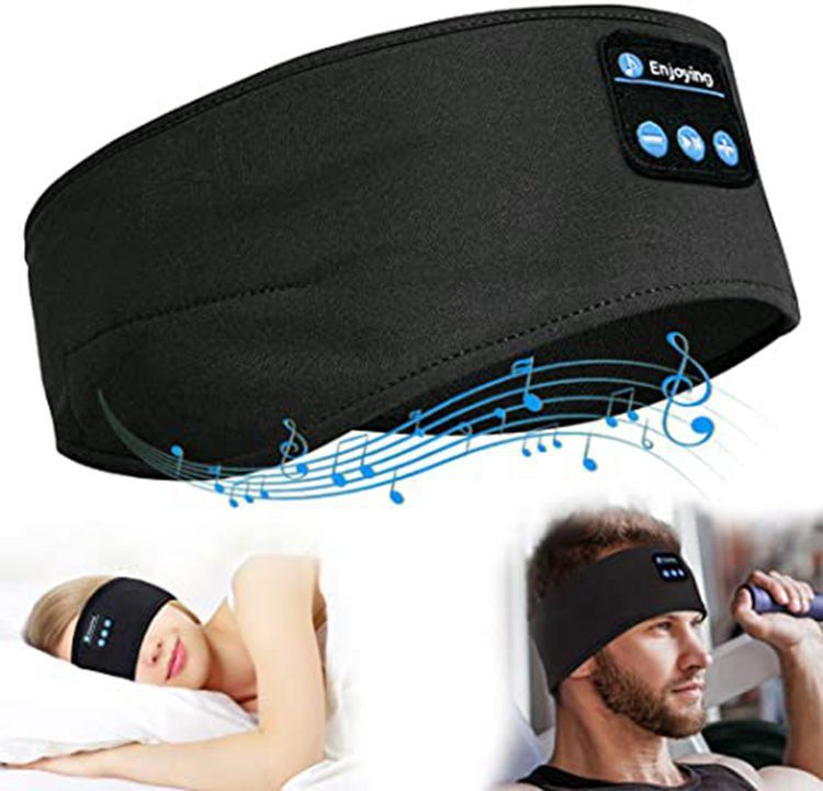 Fone Bluetooth Earphones Sports Sleeping Headband Elastic Wireless Headphones Music Eye Mask Wireless Bluetooth Headset Headband