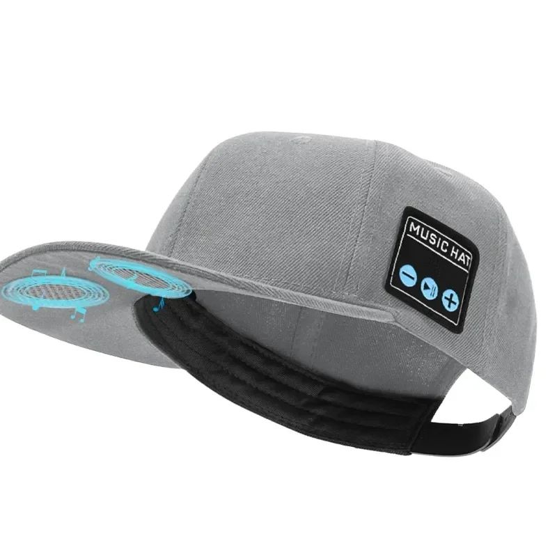 Hat with Bluetooth Speaker Headphones Wireless Smart Music Baseball Cap Earphone for Outdoor Sports Gift Microphone Headset New