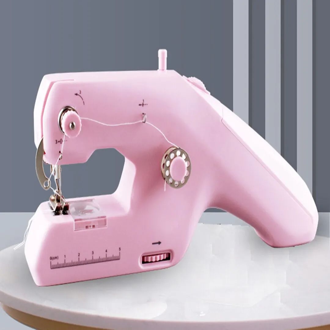 Mini Handheld Sewing Machine Embroidery Sew Adult Beginners Stitch Electric Sewing Machine for Needlework ,DIY Clothes