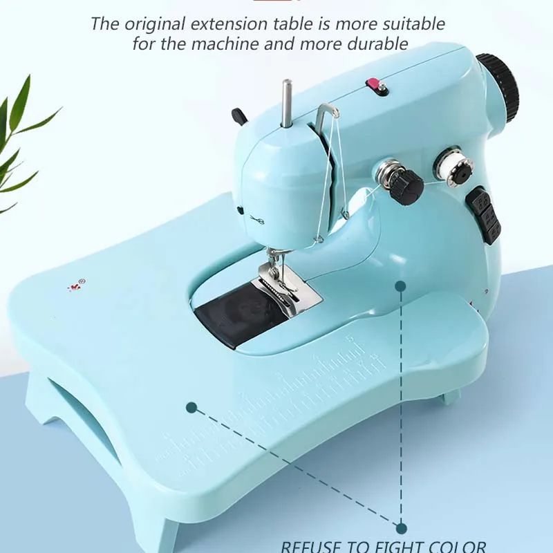 Household Sewing Machine Multifunctional Automatic Thread Winding Sewing Machines Electric Small Portable Mini Desktop Straight Line Cutter Automatic Winding Mending Mini Household Items