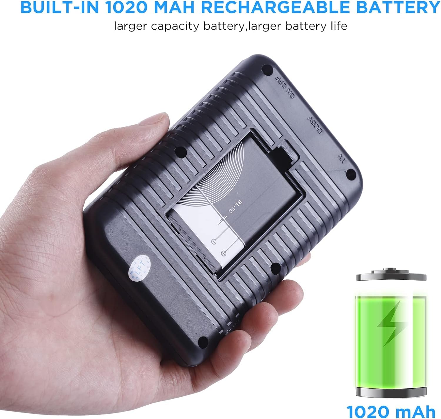 Handheld Games Console Portable Mini Retro Game Console with 500 Classical FC Games Support for Connecting TV & Two Players, 3 -Inches Screen 1020mAh Rechargeable Battery, Gift for Kids Adult