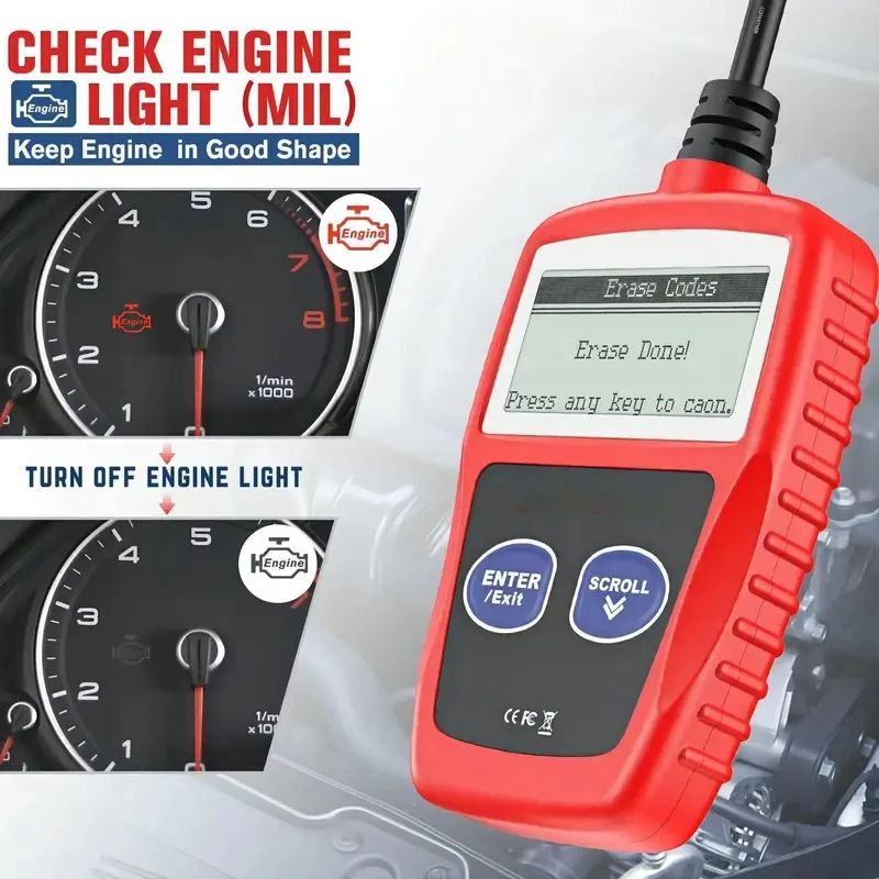 Car Fault Code Reader MS309 Automotive Code Reader OBD2 Scanner Car Check Engine Fault View Freeze Data CAN Diagnostic Tool