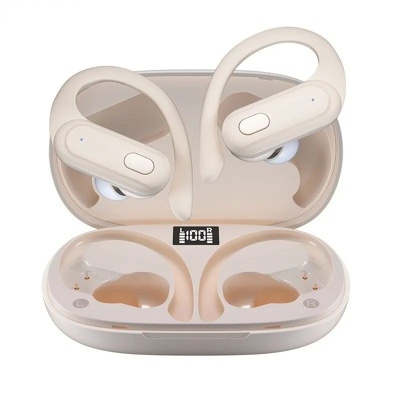 Bluetooth 5.3 Earphone True Wireless Sports Headphones Touch TWS With Mic Noise Reduction Earbuds Waterproof Headset XT60 Ear Hook Sports Wirless Headephone