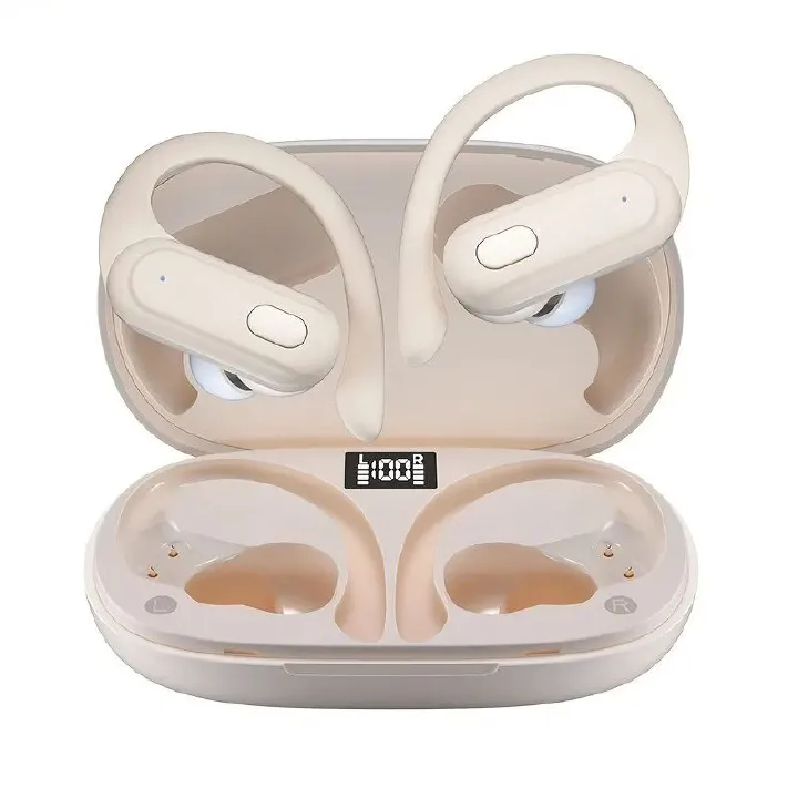 Bluetooth 5.3 Earphone True Wireless Sports Headphones Touch TWS With Mic Noise Reduction Earbuds Waterproof Headset XT60 Ear Hook Sports Wirless Headephone