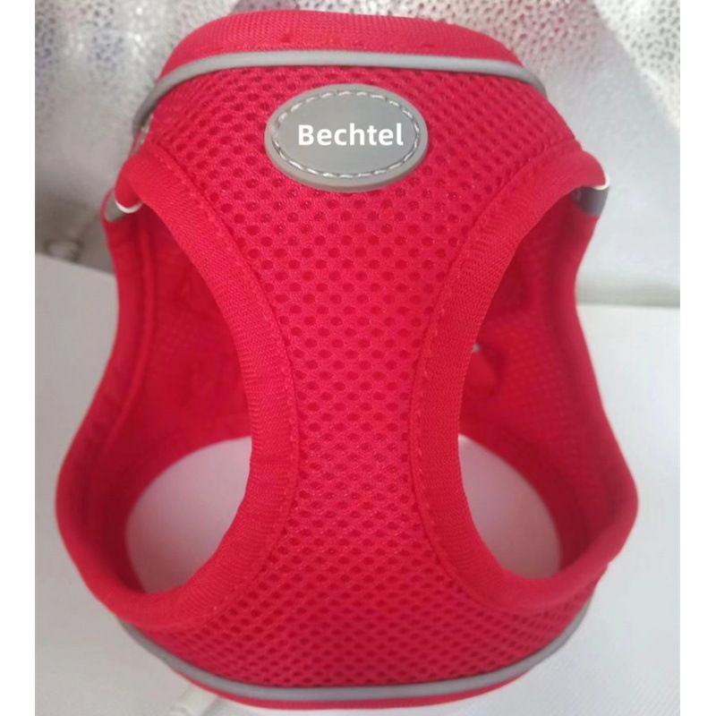 Step-in Dog Harness and Leash Set, Soft Mesh No-Chock Reflective Breathable Easy Walk Lightweight Vest Harnesses with Safety Buckle for Small Medium Dogs, Cats, Puppies XS/S/M/L/XL