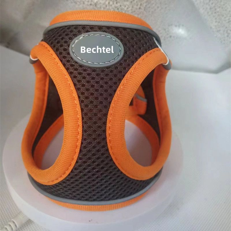 Step-in Dog Harness and Leash Set, Soft Mesh No-Chock Reflective Breathable Easy Walk Lightweight Vest Harnesses with Safety Buckle for Small Medium Dogs, Cats, Puppies XS/S/M/L/XL